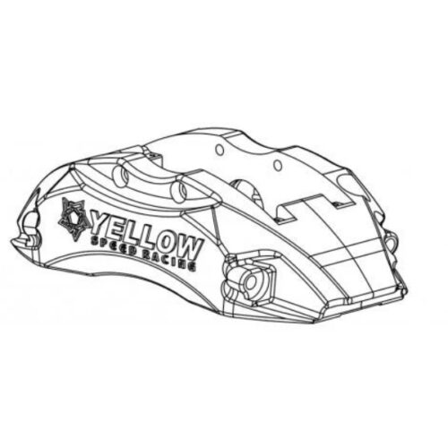 Yellow Speed Racing YS02-PIS-SS-YSCPR4A Stainless Steel Rear Brake Caliper Replacement Pistons