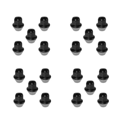 Ford Performance M-1012K-MB Black Lug Nut Kit (20 Lug Nuts) for 2015-2025 Ford Mustang