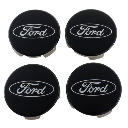Ford Performance M-1096K-BCT Black And Chrome Wheel Center Cap Kit for Ford Truck/SUV