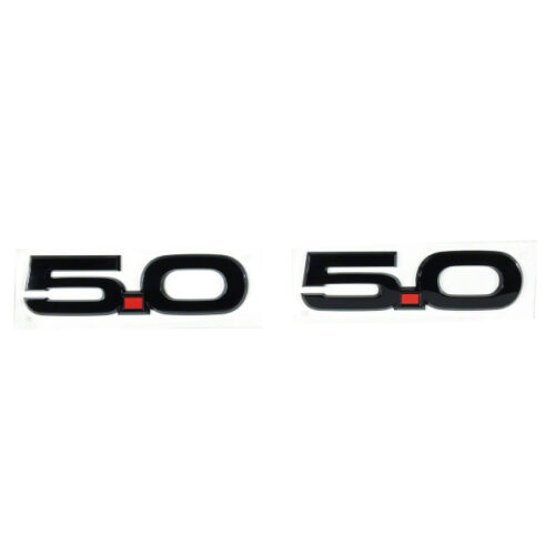 Ford Performance M-1447-M50AB 5.0L Fender Emblem Black for 2015-2017 Ford Mustang