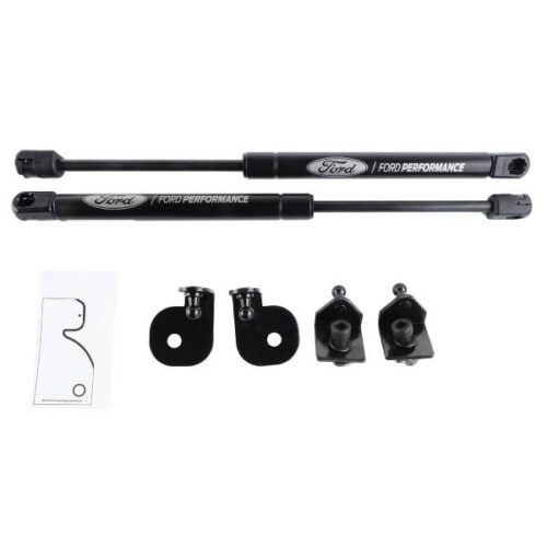 Ford Performance M-16826-MA Hood Lift Kit with Laser Engraving Ford Logo for 2015-2023 Ford Mustang