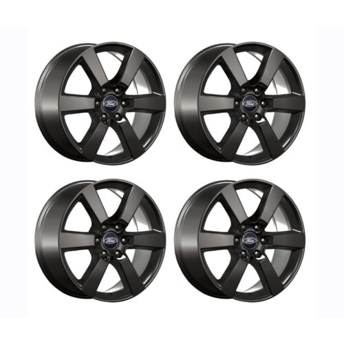 Ford Performance M-1007K-P20XB 20in x 8.5in Matte Black Wheel Set with Tire Pressure Monitoring System Kit for 2015-2016 Ford F-150