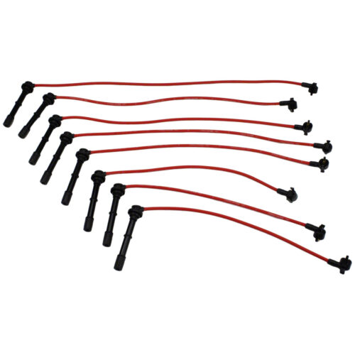 Ford Performance M-12259-R464 "Ford Racing" 9MM Spark Plug Wire Sets for 1996-1999 /  2003-2004 Ford Mustang GT