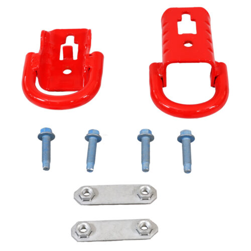 Ford Performance M-18954-F15R Red Tow Hooks (Pair) for 2015-2023 Ford F-150