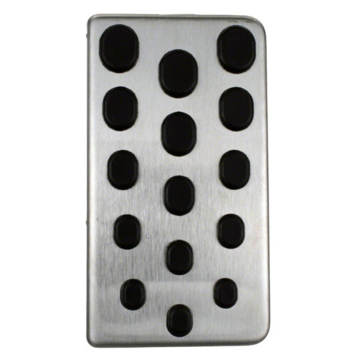 Ford Performance M-2301-C Aluminum and Urethane Special Edition Mustang Dead Pedal for 1994-2004 Ford Mustang