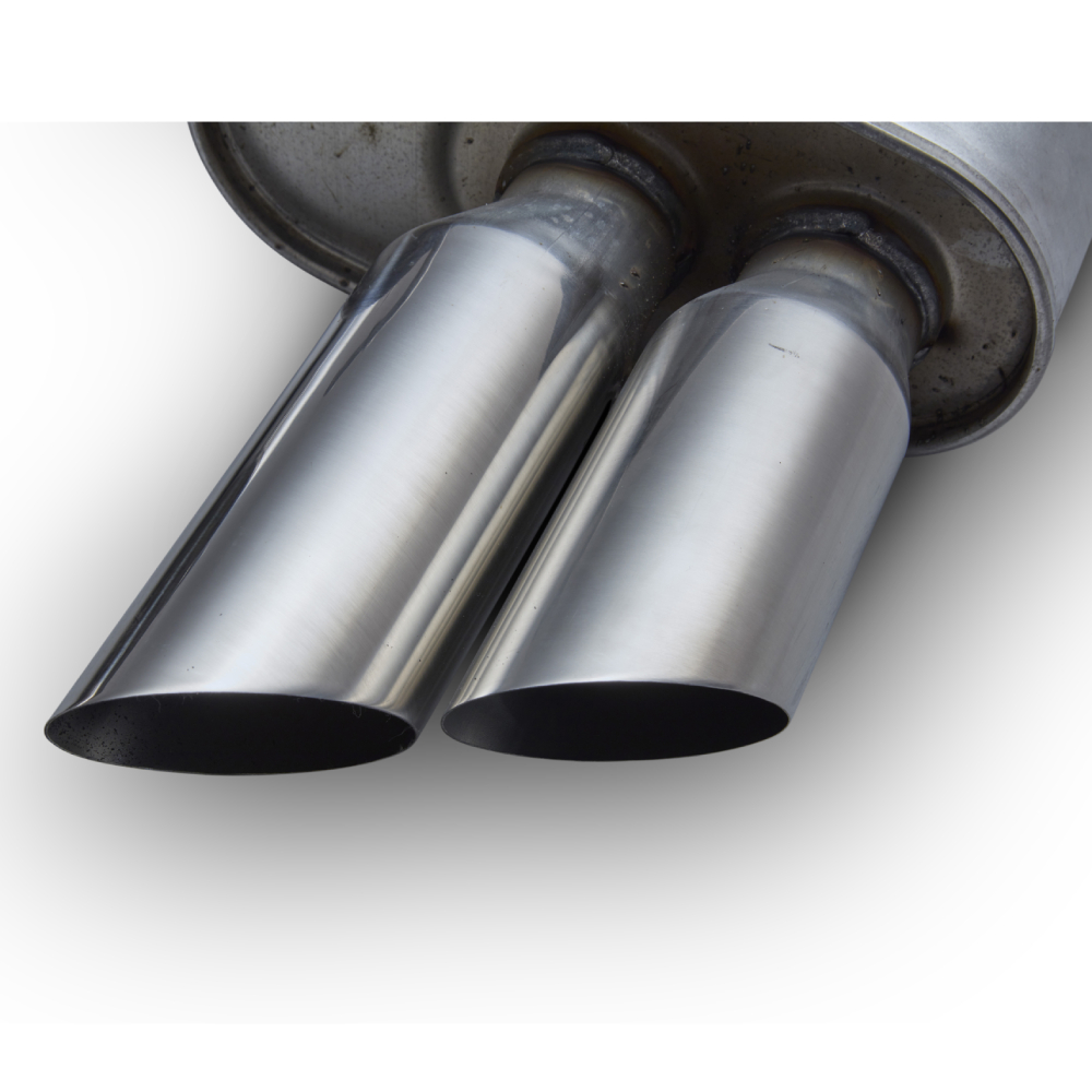 Ford Performance M-5230-MSVTCD Axle Back Quad Tip Mufflers with Rear Lower Valence for 2013-2014 Mustang GT - Image 2