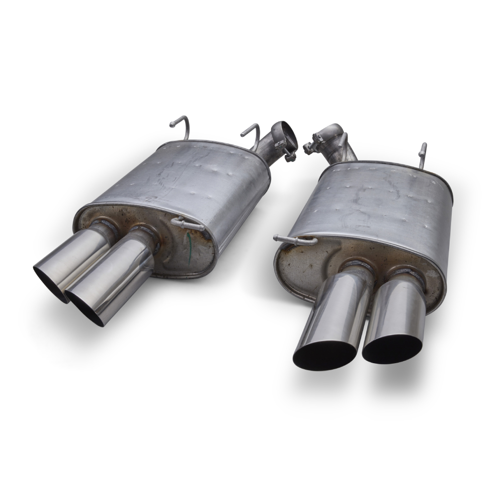 Ford Performance M-5230-MSVTCD Axle Back Quad Tip Mufflers with Rear Lower Valence for 2013-2014 Mustang GT - Image 3