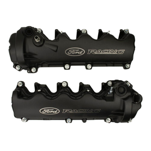 Ford Performance M-6582-FR3VBLK Black Ford Racing Coated 3-Valve Cam Covers for 2005-2010 Ford Mustang / F-150 / F-250 / F-350