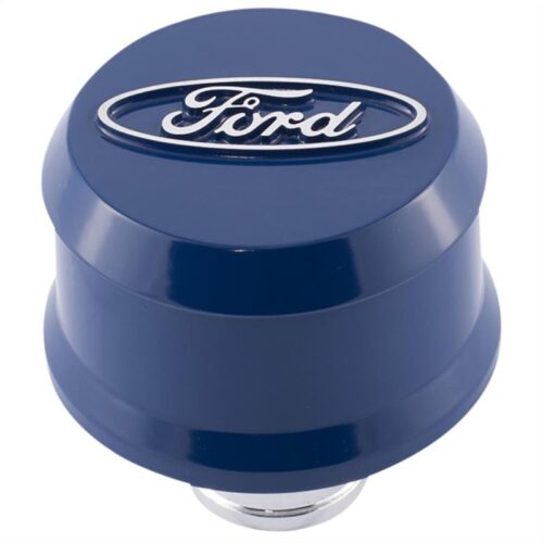 Ford Performance 302-436 Ford Slant Edge Breather Blue Finish