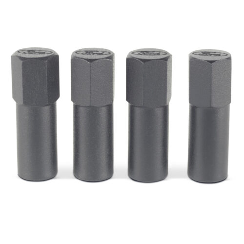 Ford Performance 302-316 Valve Cover Hold Down Mini-Nuts Black Crinkle Finish for 1968-1973 Ford Mustang