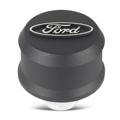 Ford Performance 302-435 Ford Slant Edge Breather Black Finish
