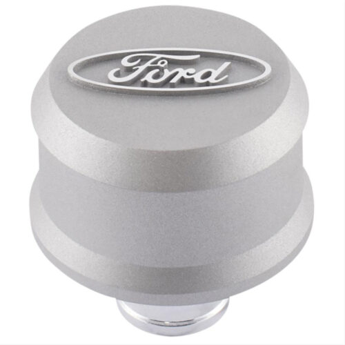 Ford Performance 302-437 Ford Slant Edge Breather Gray Finish