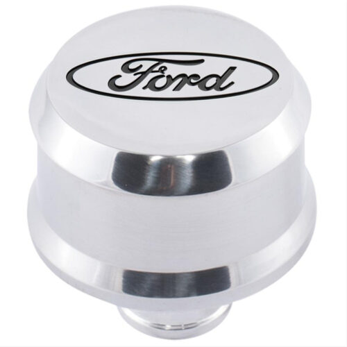 Ford Performance 302-438 Ford Slant Edge Breather Polished Finish