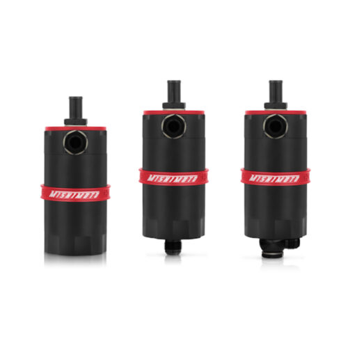 Mishimoto Universal Baffled Oil Catch Can - Red - Image 7