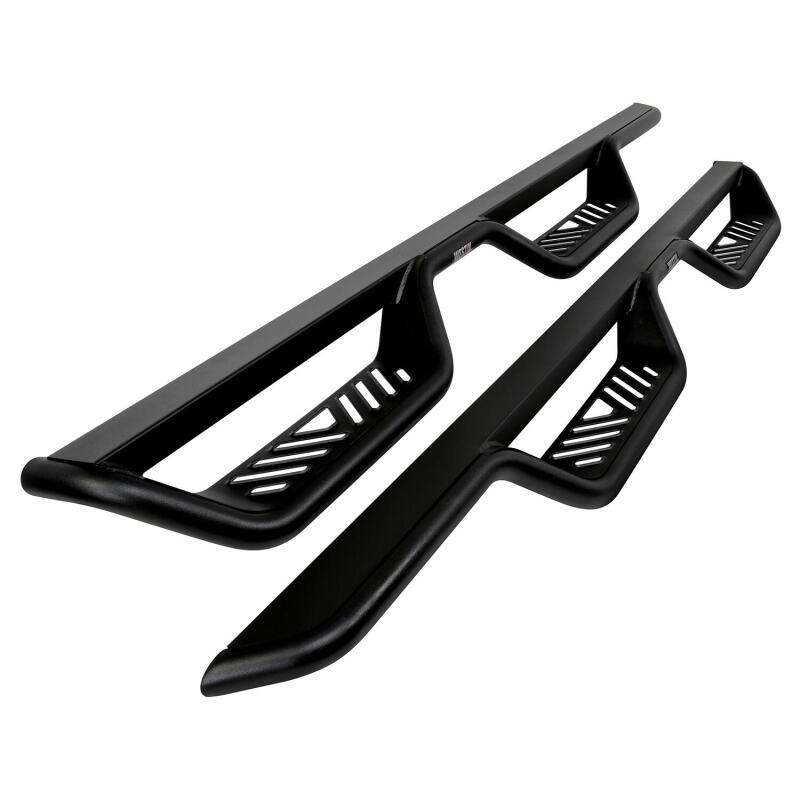 Westin 07-18 Jeep Wrangler JK Unlimited Outlaw Drop Nerf Step Bars - Textured Black - Image 7