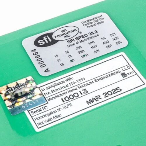 Radium Engineering R10.5A Fuel Cell - 10.5 Gallon - Spare Tire - Image 2
