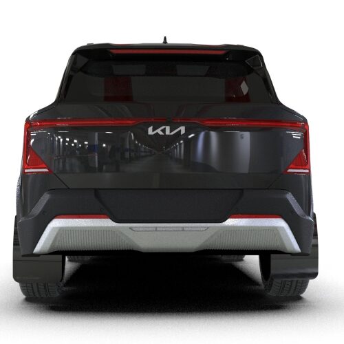 Rally Armor 2027 Kia EV5 Black Mud Flap - Metallic Black Logo - Image 3