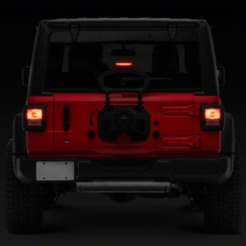 Raxiom for 2018-2023 Jeep Wrangler JL Axial Series LED Third Brake Light- Smoked - Image 9