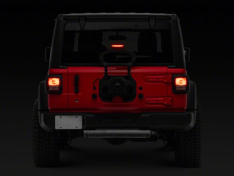 Raxiom for 2018-2023 Jeep Wrangler JL Axial Series LED Third Brake Light- Smoked - Image 9