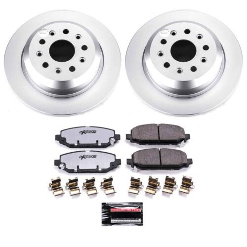 Power Stop 18-25 Jeep Wrangler Rear Z36 Coated Truck & Tow Brake Kit