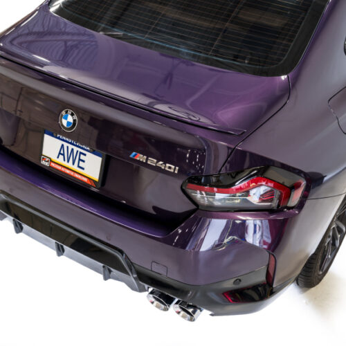 AWE Tuning Track Edition Exhaust - Chrome Silver Tips for 22-26 BMW M240i (G42) - Image 10