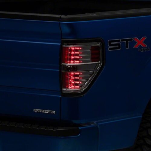 Raxiom for 2009-2014 Ford F-150 Styleside LED Tail Lights- Black Housing- Smoked Lens - Image 2