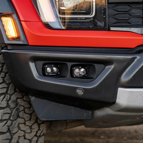 Baja Designs for 21+ Ford Raptor/22+ Bronco S2 SAE Pro Fog Pocket Light Kit Clear/Amber