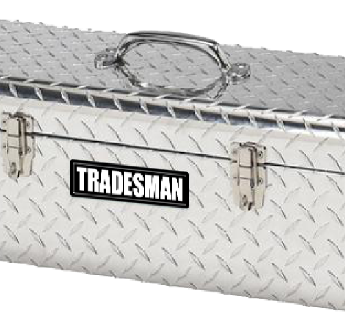 Tradesman Aluminum Handheld Tool Box (24in.) - Brite