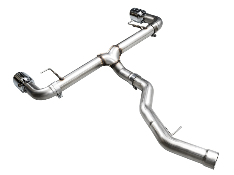 AWE Tuning Track Edition Axle-Back Exhaust - Chrome Silver for 19-23 BMW 330i / 21-23 BMW 430i Base G2X - Image 5
