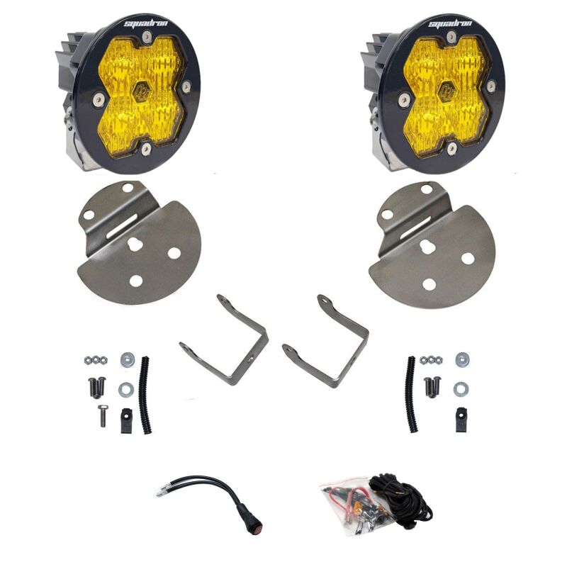 Baja Designs for 15-19 GMC/Chevy Canyon/Colorado/Sierra/Silverado Squadron 2.0 Sport FPK - Amber