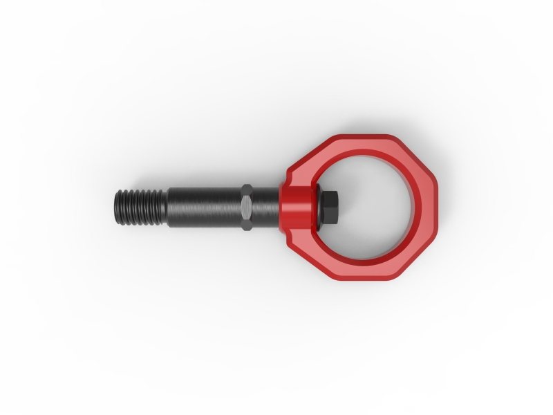 aFe Power Control Rear Tow Hook Red 20-21 Toyota GR Supra (A90) - Image 5