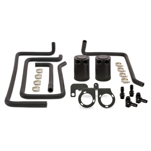 Mishimoto Baffled Oil Catch Can - Black for 09+ Nissan 370Z Direct Fit