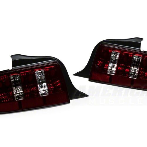Raxiom for 2005-2009 Ford Mustang Coyote Tail Lights- Black Housing (Smoked Lens) - Image 9