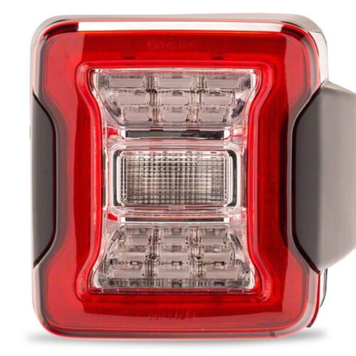 Raxiom for 2007-2018 Jeep Wrangler JK LED Tail Lights- Clear Housing- Clear Lens - Image 4