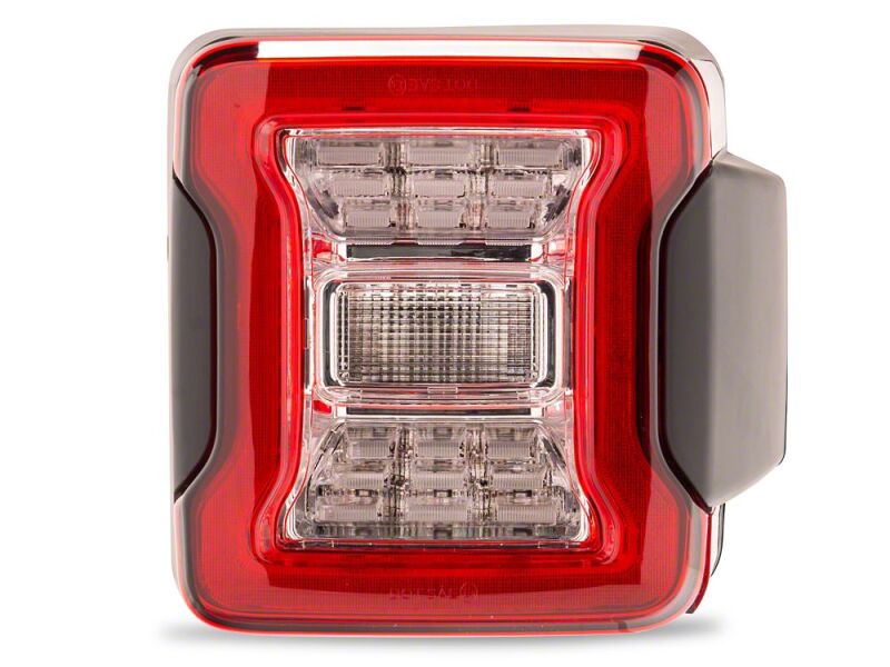 Raxiom for 2007-2018 Jeep Wrangler JK LED Tail Lights- Clear Housing- Clear Lens - Image 4