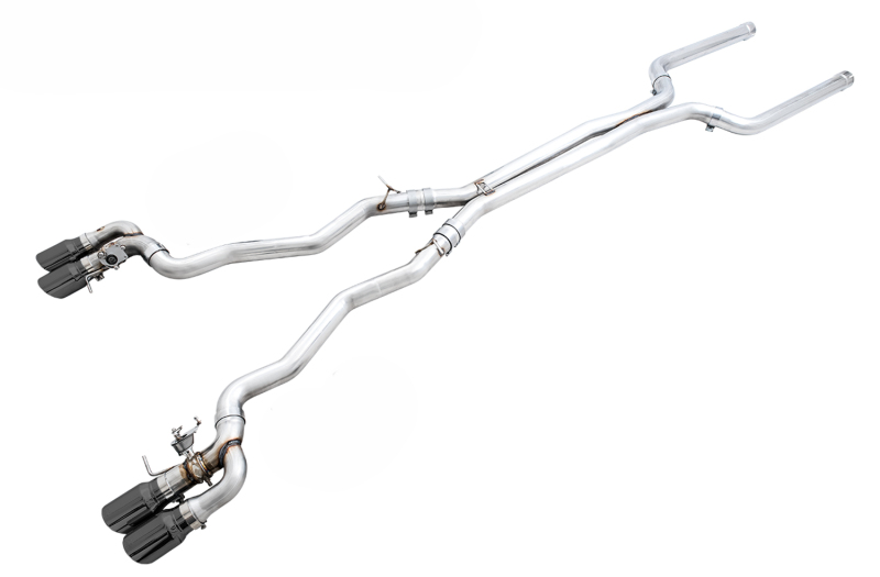 AWE Tuning Cat-Back Exhaust- Black Diamond Tips for 18-19 BMW F90 M5 SwitchPatch