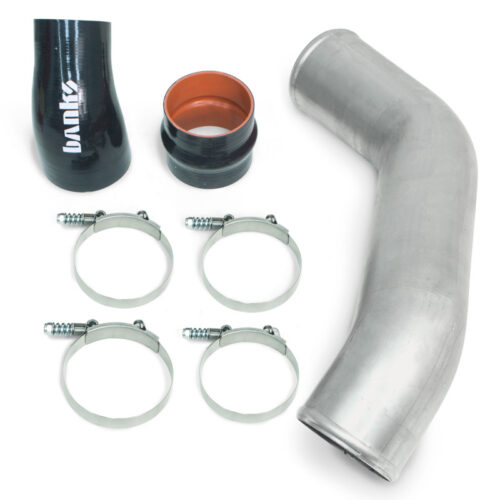 Alternative view of Banks Power 13-18 Ram 6.7L Diesel Boost Tube System - Raw Tubes (Driver Side)