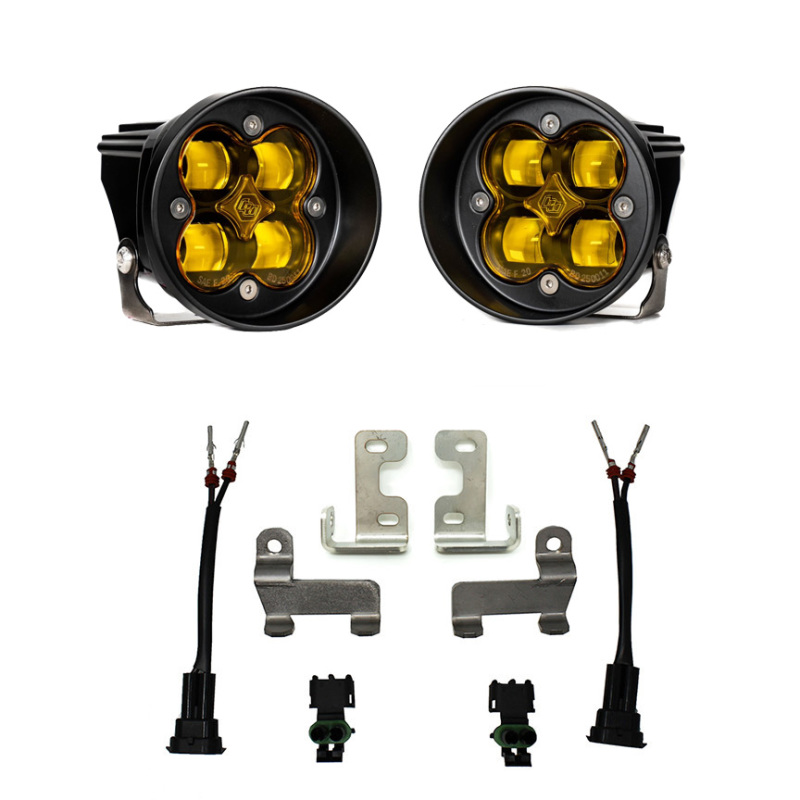 Baja Designs for 2016+ Toyota RAV4 Squadron Fog Light Pocket Kit -Amber