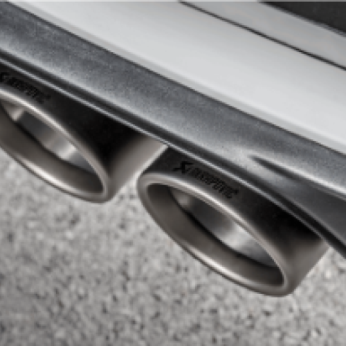 Alternative view of Akrapovic Tail Pipe Set (Titanium) for 2018 Porsche 911 GT3 RS (991.2)
