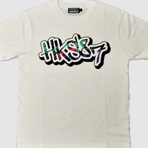 HKS T-SHIRT 87PAINT WHITE XXL