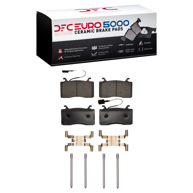 DFC 17-25 Alfa Romeo Giula Front Euro 5000 Ceramic Brake Pads and Hardware Kit