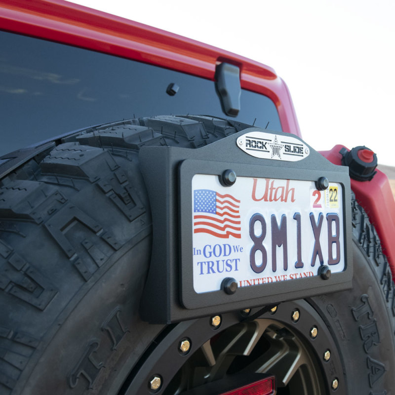 Rock Slide Any Size Spare Tire Ez Plate - Image 3
