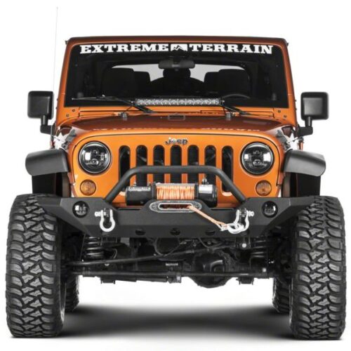 Raxiom for 2007-2018 Jeep Wrangler JK 20-In Light Bar Hood Mounting Brackets - Image 5