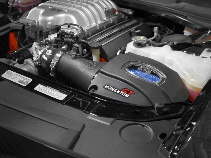 aFe Power Momentum Air Intake System PRO 5R w/ Extra Filter 2015 Dodge Challenger SRT Hellcat 6.2L (sc) - Image 9