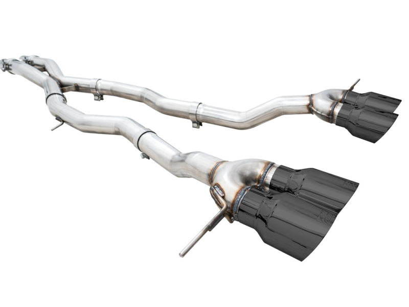 AWE Tuning Track Edition Cat-Back Exhaust for BMW G8X M3/M4 - Diamond Black Tips - Image 6