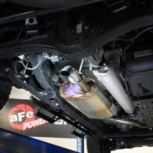 aFe Power ROCK BASHER Axle-Back Exhaust System Toyota Tacoma 24-25 L4-2.4L (t) - Image 5