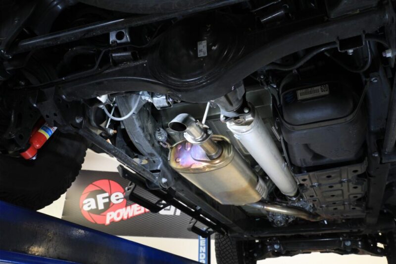 aFe Power ROCK BASHER Axle-Back Exhaust System Toyota Tacoma 24-25 L4-2.4L (t) - Image 5