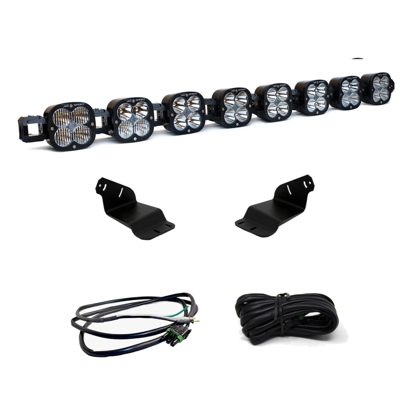 Baja Designs for 2021+ Ford Bronco Roof Light Bar Kit 8 XL Linkable w/Upfitter