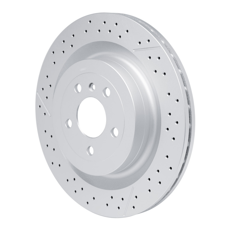 DFC 12-19 Mercedes-Benz GLS63 AMG Rear Drilled GeoSPEC Coated Rotor and Slotted - Image 2