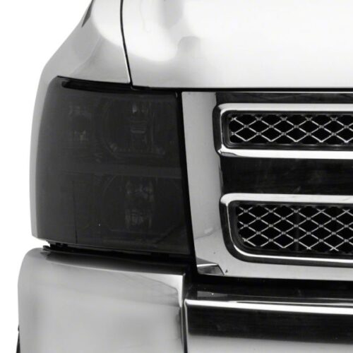 Raxiom for 2007-2014 Chevrolet Silverado 1500 HD Axial OEM Rep Headlights- Chrome Housing- Smoked Lens - Image 7